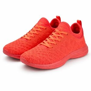 APL TechLoom Phantom Sneakers 6.5 Impulse Red Neon NIB Women